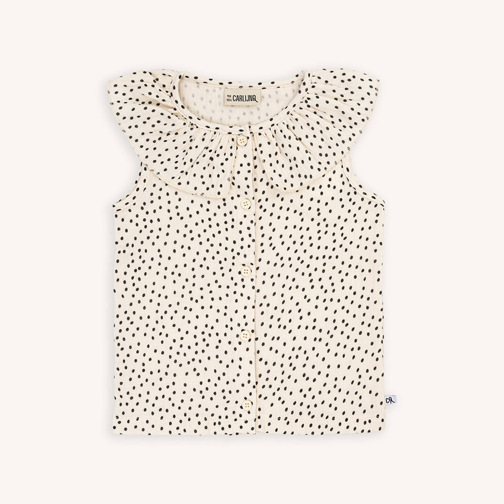 Mini Dots - Blouse No Sleeve