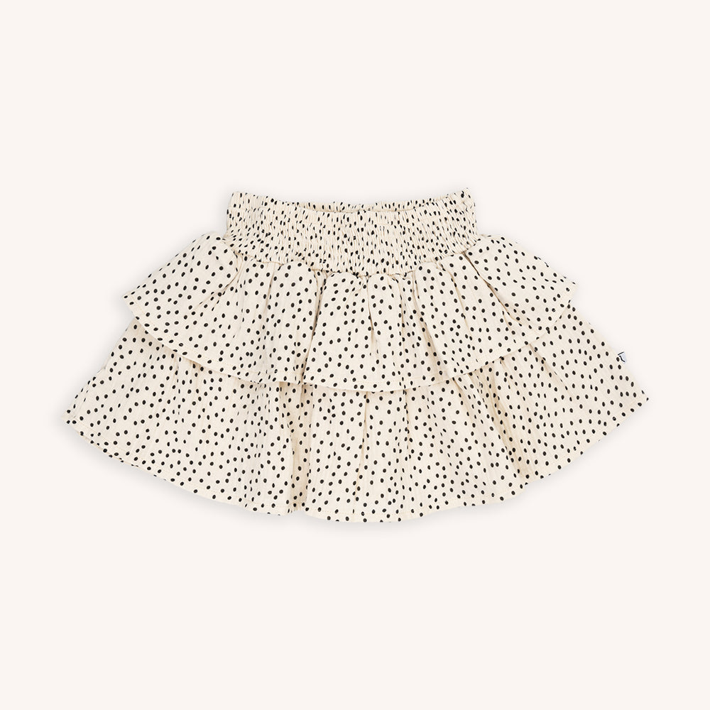 Mini Dots - Double Layered Ruffled Skirt