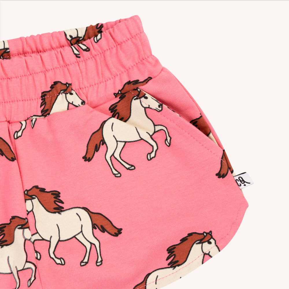 Wild Horse - Sporty Girls Shorts