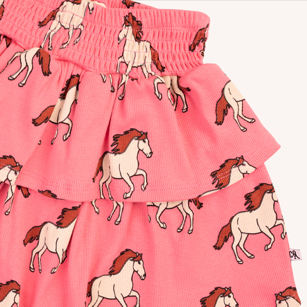 Wild Horse - Ruffled Skirt