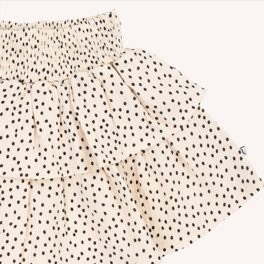 Mini Dots - Ruffled Skirt