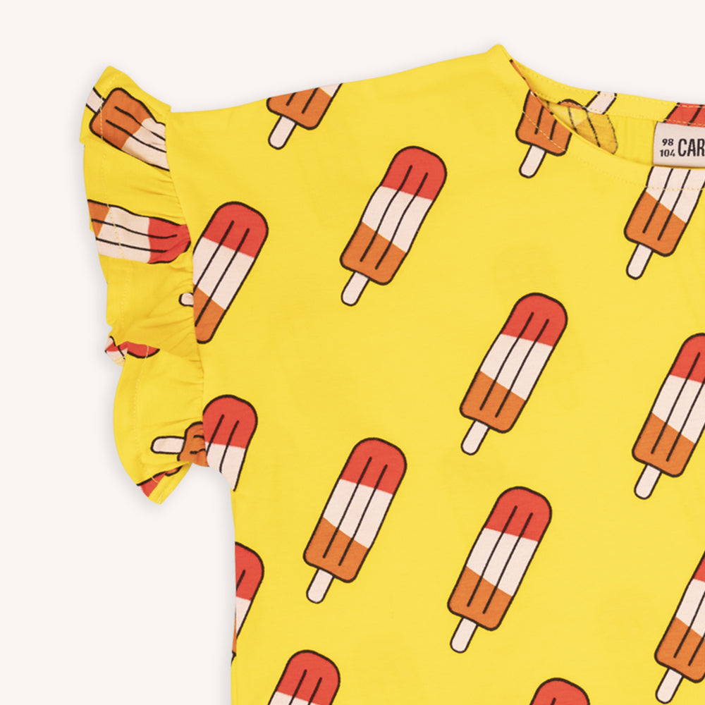 Popsicle - Ruffled Top Short Sleeve