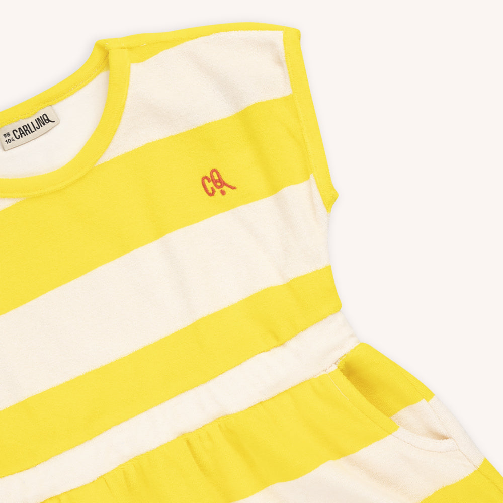 Stripes Yellow - Regular Fit Dress