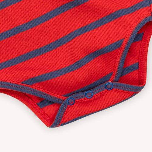 Stripes Red/Blue - Bodysuit Organic Cotton