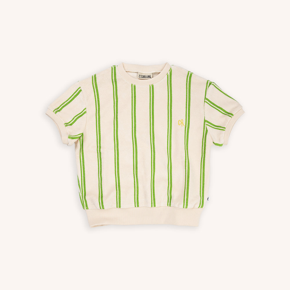 Stripes Green - Sweater Short Sleeve