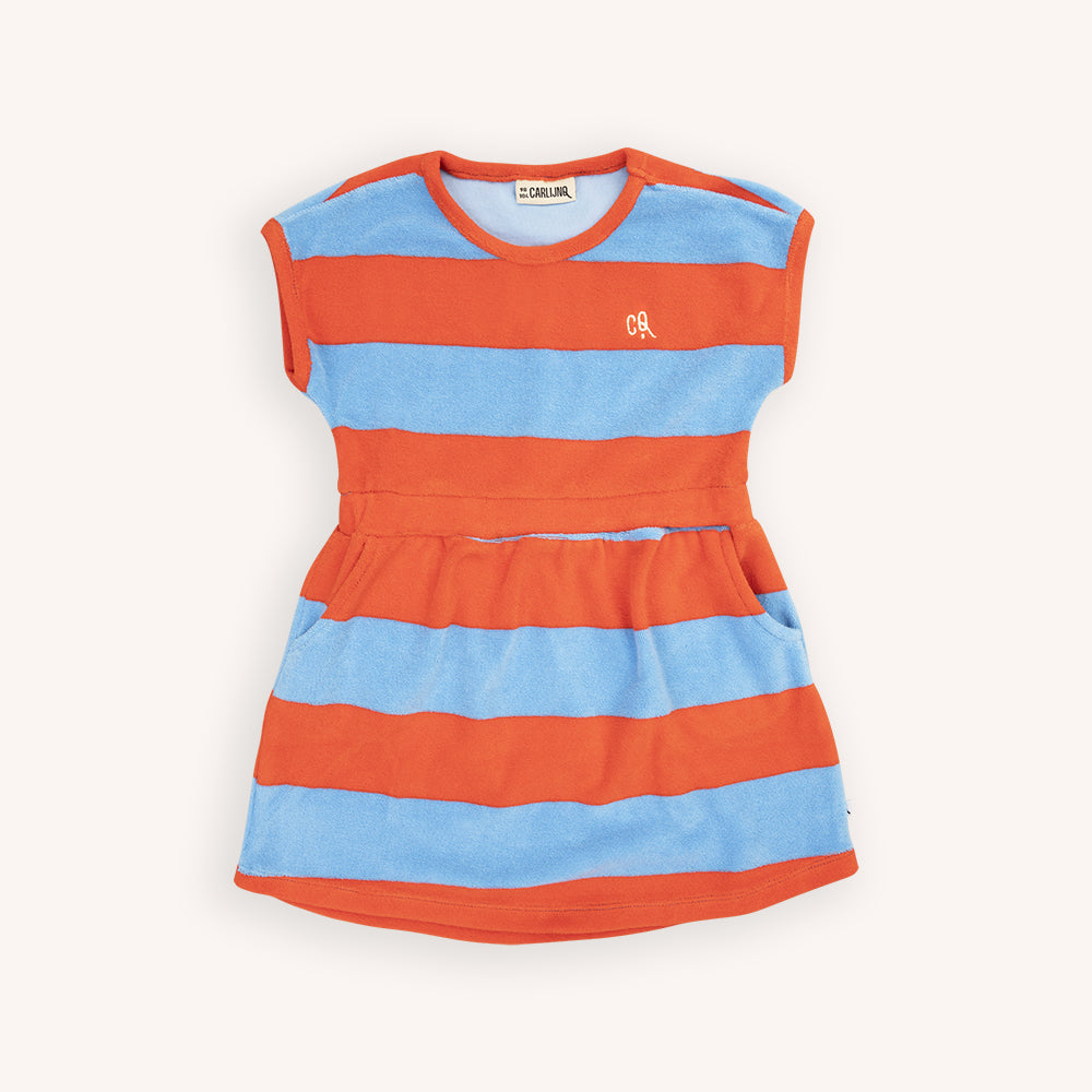Stripes Red/Blue - Loose Fit Dress