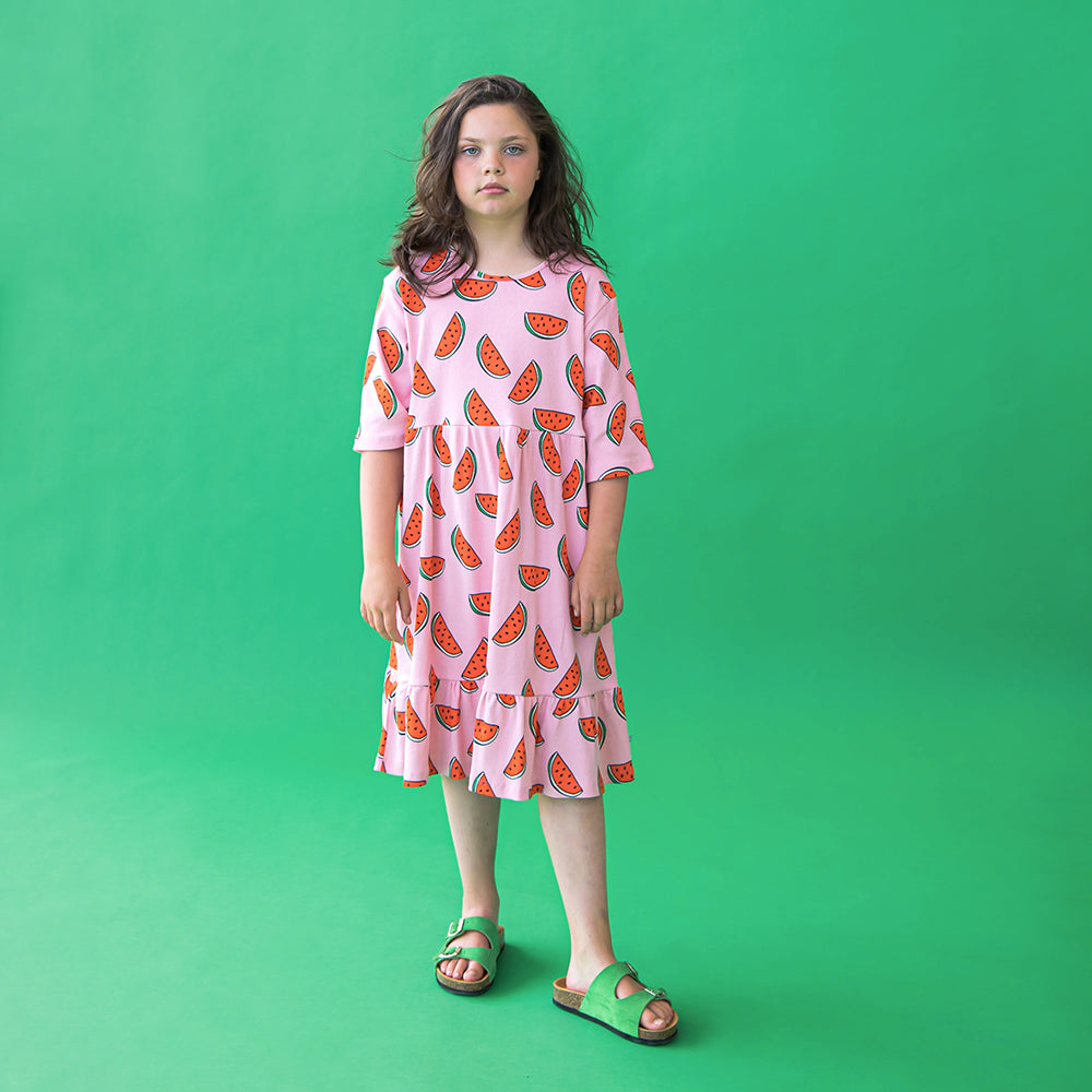 Watermelon - Flared Dress