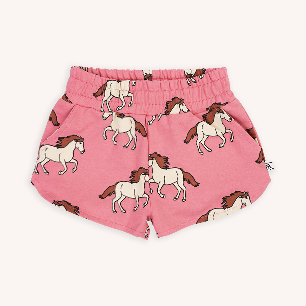 Wild Horse - Unisex Shorts (Pink)