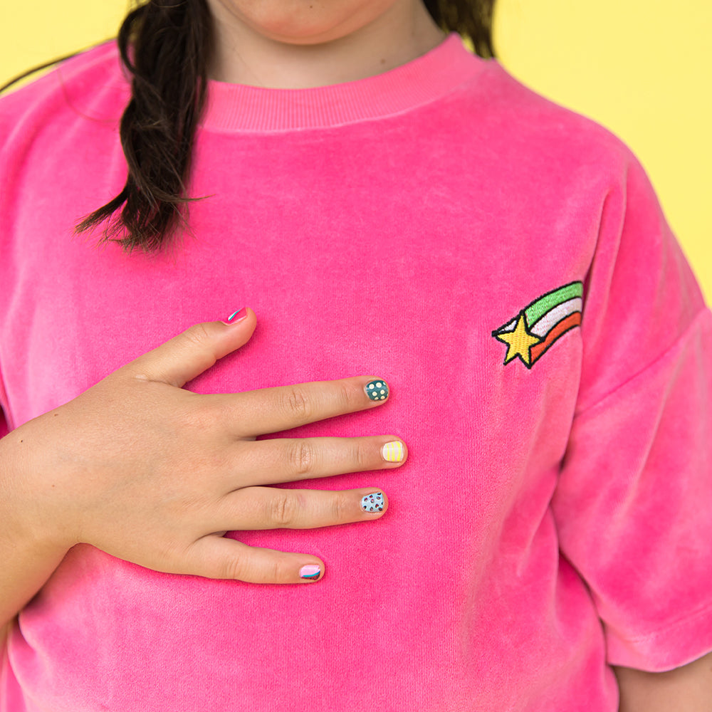 Basic - Cropped Crewneck With Embroidery